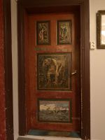 Elvaeseter Hotel - eine von den Türen, ganz speziell bemahlt