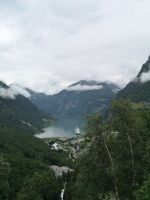Geiranger von oben 2.