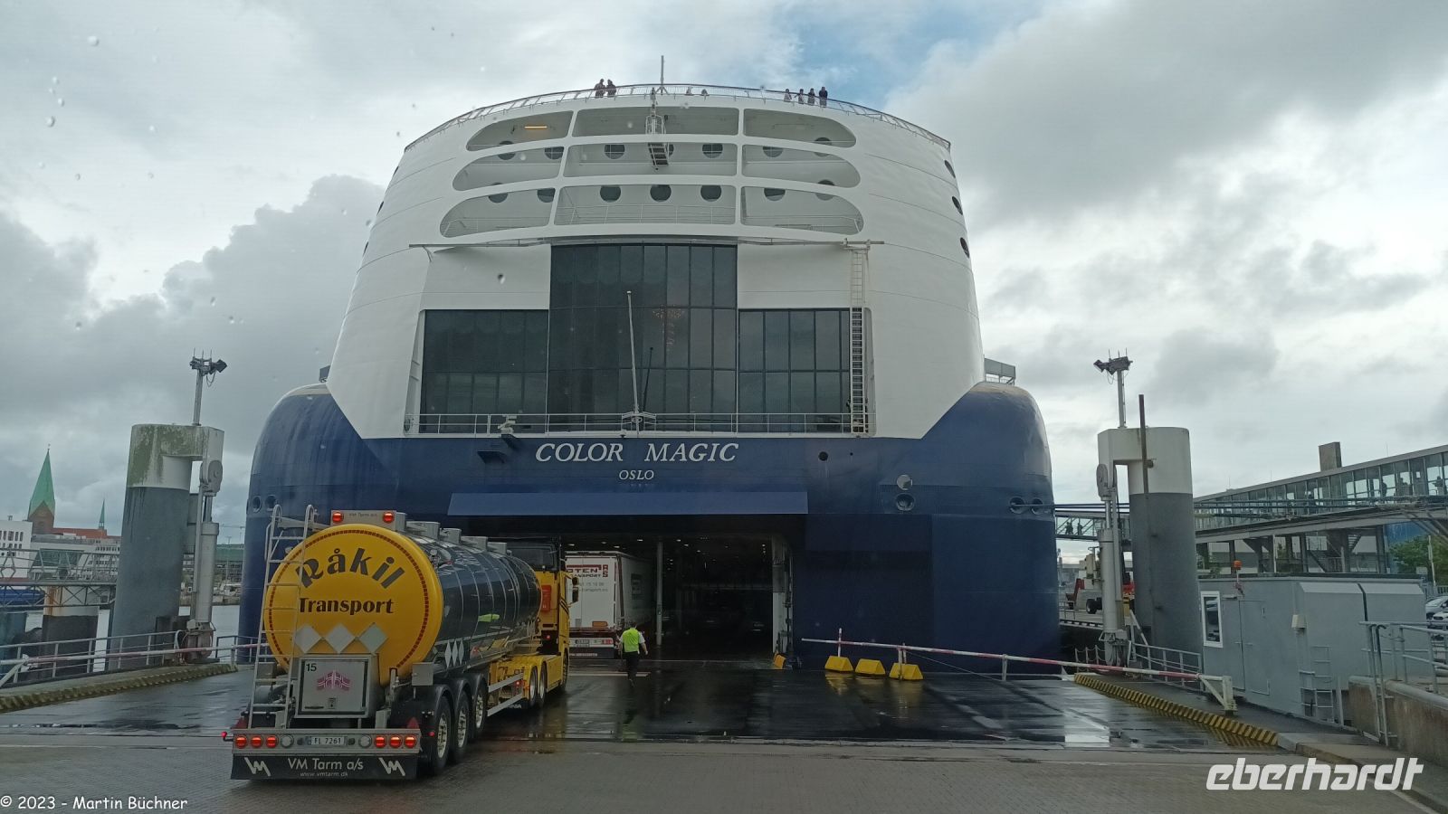 Colorline - M/S Color Magic in Kiel auf dem Weg nach Oslo