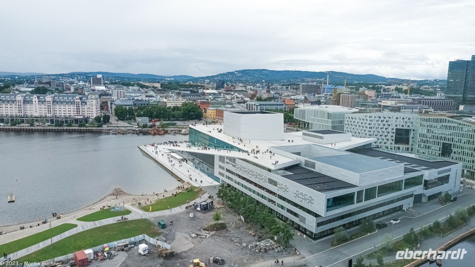 Blick vom Munch-Museum auf Oslo