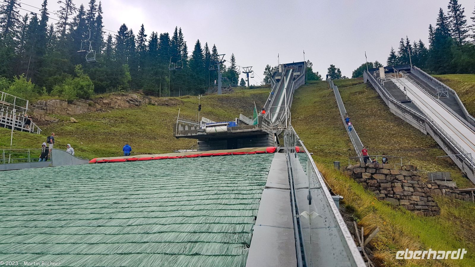 Schanzenpark Lysgårdsbakken von Lillehammer - Olympische Winterspiele 1994