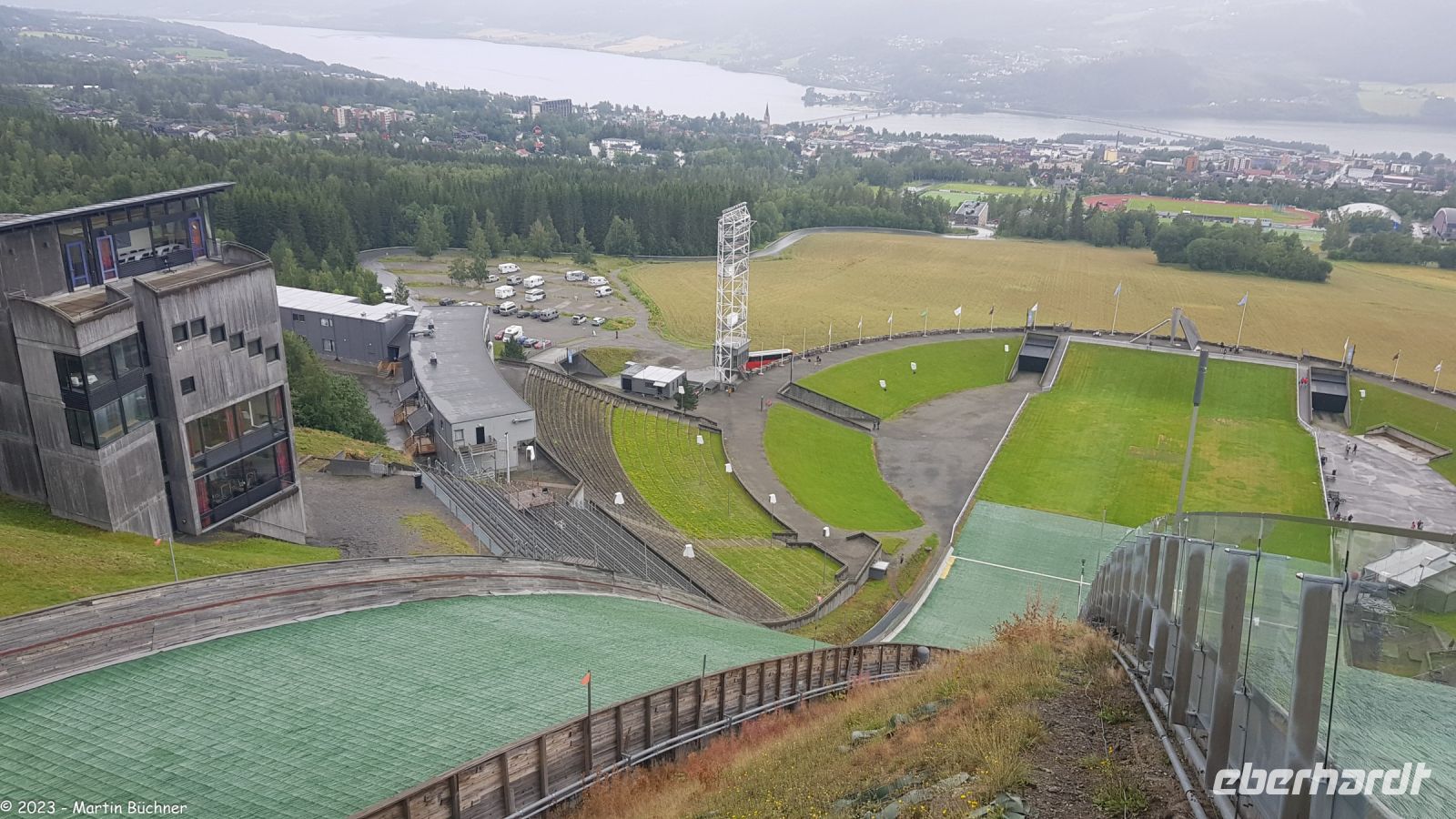 Schanzenpark Lysgårdsbakken von Lillehammer - Olympische Winterspiele 1994