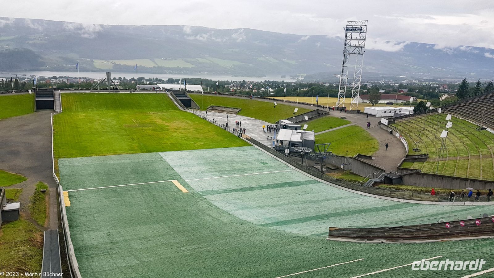 Schanzenpark Lysgårdsbakken von Lillehammer - Olympische Winterspiele 1994