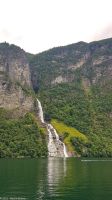 Wasserfälle im Geirangerfjord - Friaren - Der Freier