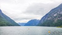 Der Geirangerfjord mündet in den Sunnylvsfjord, dieser ist wiederum Nebenarm des Storfjordes