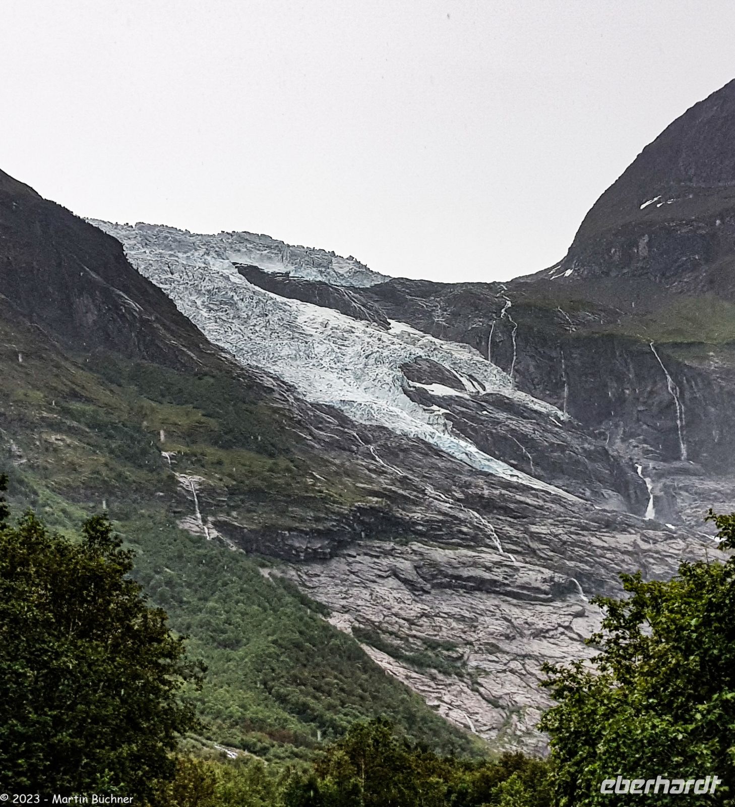 Bøyabreen - ein mächtiger Auslassgletscher des Jostedalsbreen