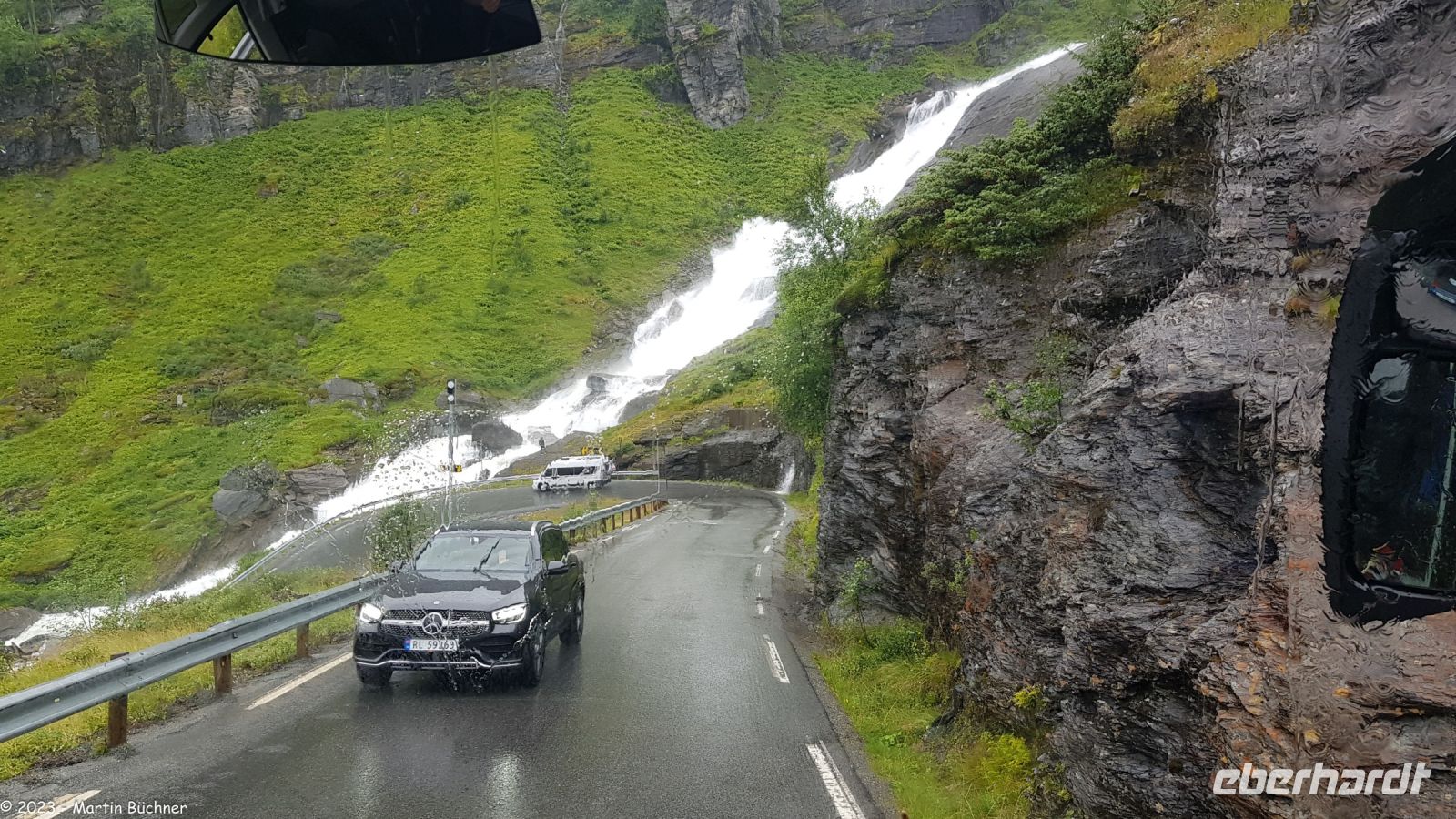 Rv 13 eine wichtige Nord-Süd-Verbindung im Sognegebiet - hier im Vikafjell