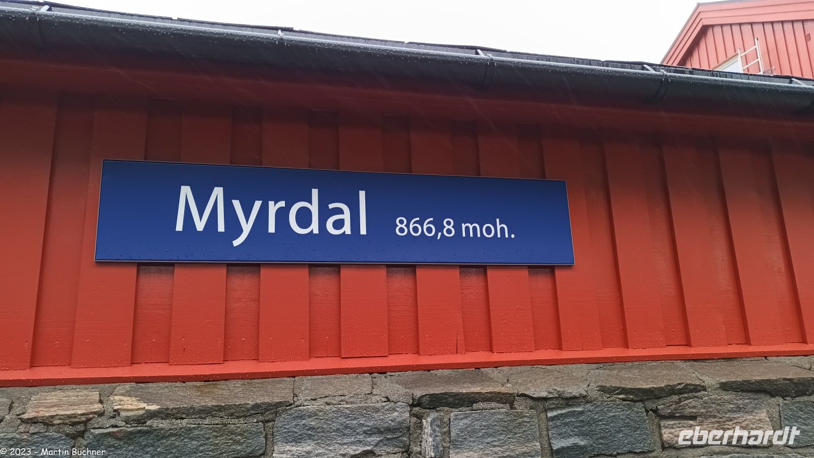 Flåmsbane - die steilste Eisenbahnstrecke der Welt - Myrdal 866 m ü. d. M