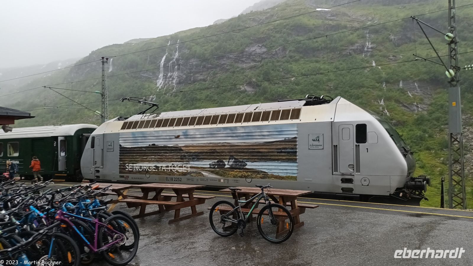 Flåmsbane - die steilste Eisenbahnstrecke der Welt - Bahnhof Myrdal