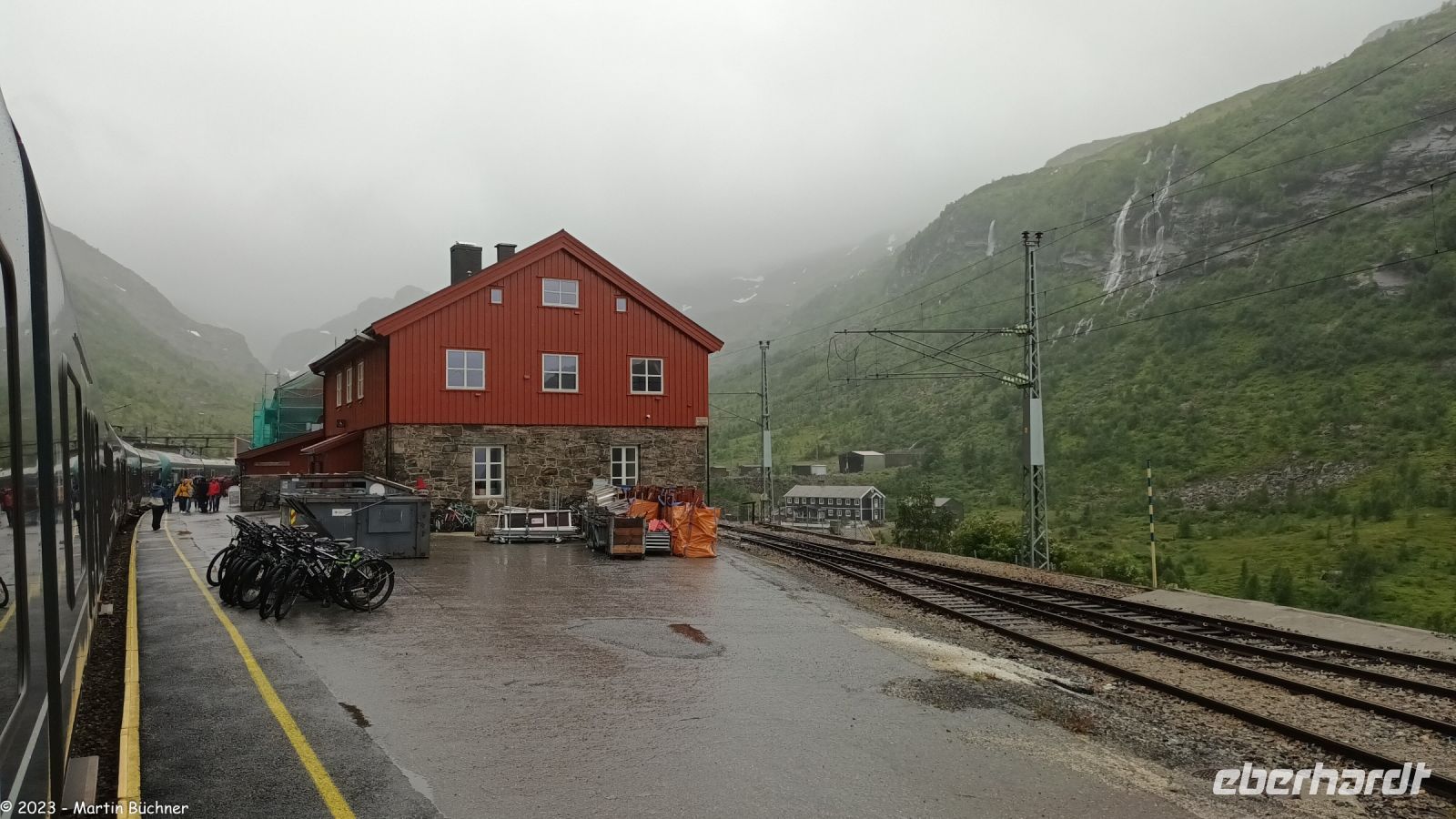 Flåmsbane - die steilste Eisenbahnstrecke der Welt - Bahnhof Myrdal
