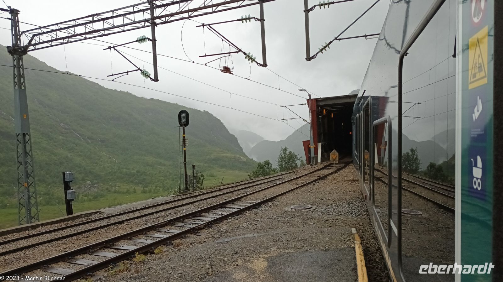 Flåmsbane - die steilste Eisenbahnstrecke der Welt - Bahnhof Myrdal