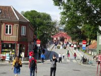 Trondheim - Bakklandet mit Alter Brücke