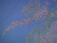 Positionskarte an Bord