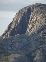 Blick zum Loch im Torghatten