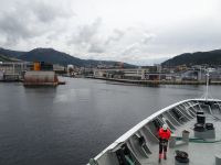 Bergen - Fertigmachen zum Anlegen