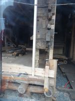 Bergen komplizierte Haushebung in Bryggen