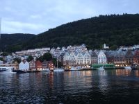 Bergen - Hafen mit Bryggen