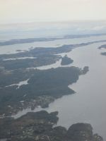 Bergen aus der Vogelperspektive