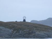 morgendliche Polarkreisüberquerung nordwärts gehend 