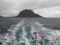 Wind und Regen begleiten uns bei der Polarkreistaufe