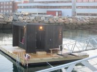 Sauna am Hafen in Vardø