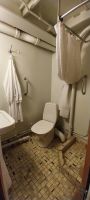 MS Finnmarken: Dusche und Toilette auf dem Gang