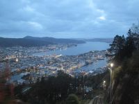 Bergen vom Fløyen