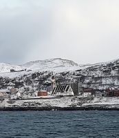 Hammerfest,  Blick zur Kirche