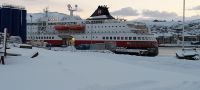 MS Polarlys in Hammerfest 