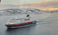 MS Polarlys - Einfahrt in Sortland
