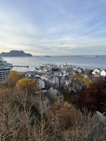 Blick auf Ålesund vom Aksla