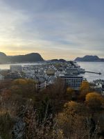 Blick auf Ålesund vom Aksla