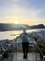 Blick auf Ålesund vom Aksla