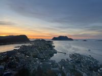 Blick auf Ålesund vom Aksla