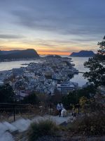 Blick auf Ålesund vom Aksla