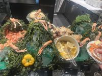 Abendbuffet an Bord der MS Nordlys