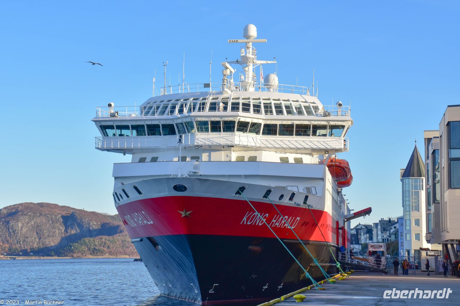 M/S Kong Harald in Ålesund (Sunnmøre - Møre og Romsdalen fylke)