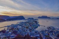 Ålesund - Blick vom Hausberg Aksla