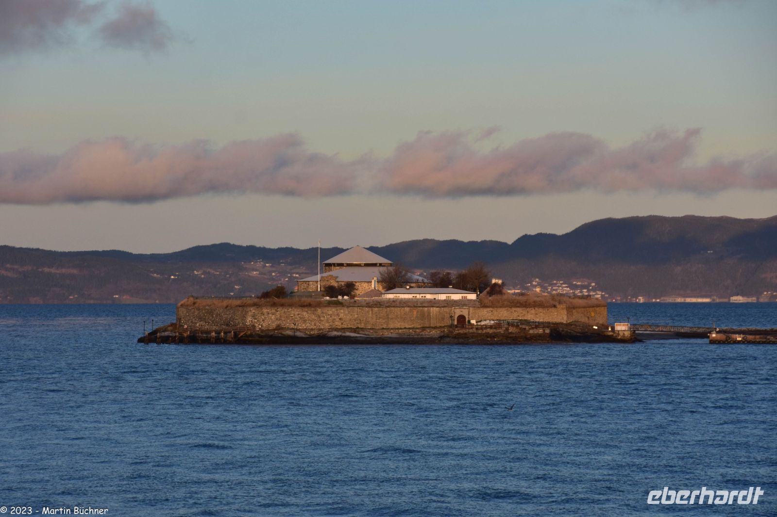 Trondheimfjord - die Insel Munkholmen