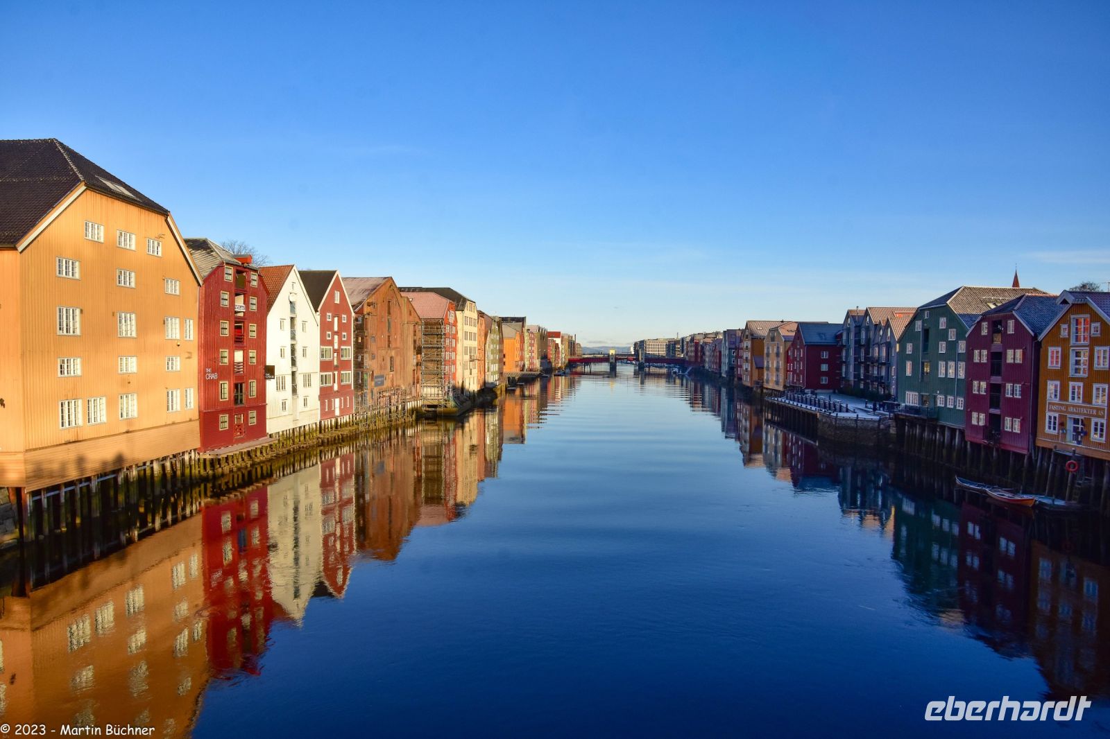 Trondheim - Historische Speicherhäuser am Nideleven