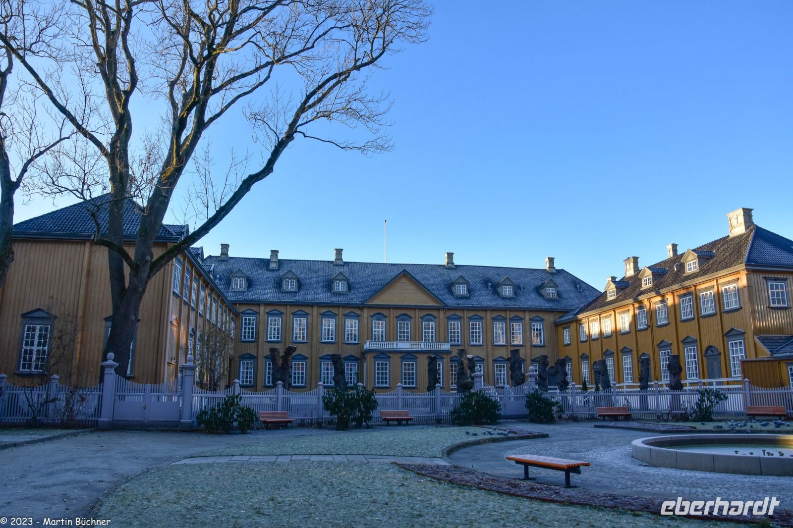 Trondheim - Stiftsgården - Königliche Residenz - größter königlicher Holzpalast der Welt