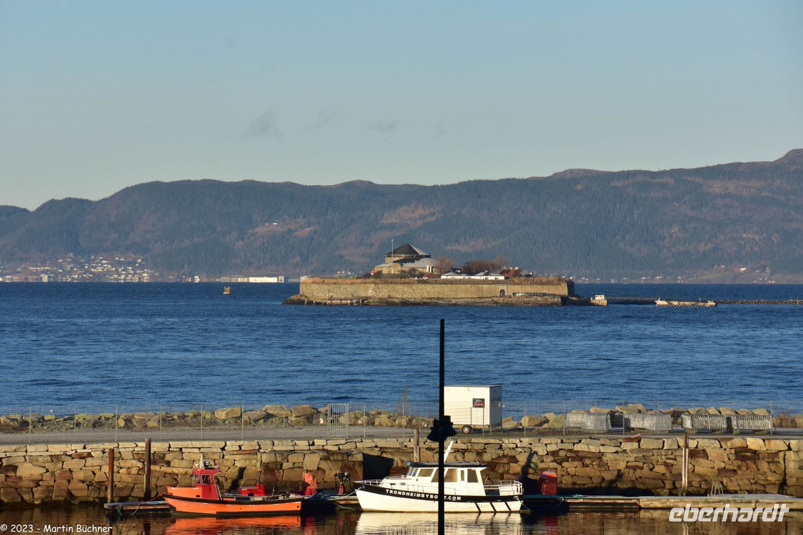 Trondheimfjord - die Insel Munkholmen