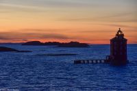 Auf dem Fruhavet (Meeresgebiet) - Kjeungskjær fyr - der Kjeungsskjær Leuchtturm (Lies 