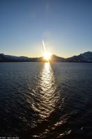 Wunderbare winterliche Arktis an der magischen Helgelands-Küste in der Provinz Nordland