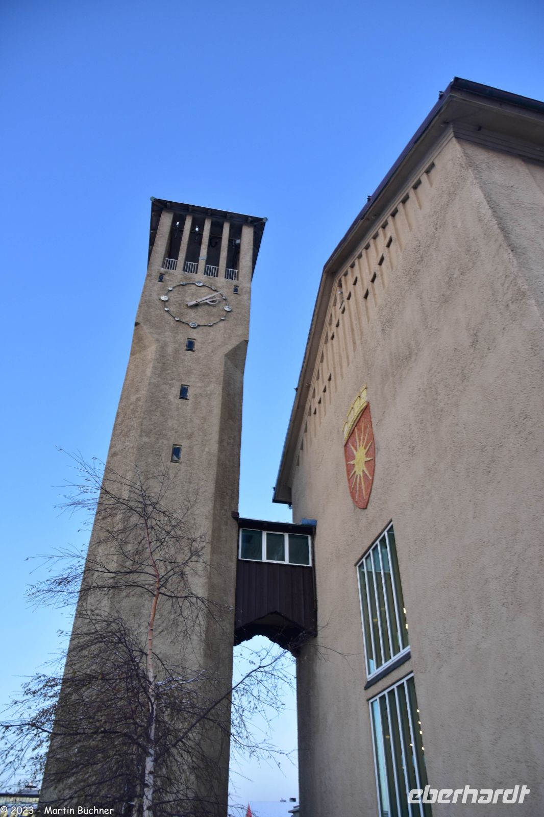 Bodø - Hauptstadt der Provinz Nordland - Europäische Kulturhauptstadt Europas im Jahr 2024 - das Rathaus