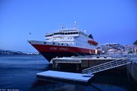M/S Kong Harald in Bodø - Hauptstadt der Provinz Nordland - Europäische Kulturhauptstadt Europas im Jahr 2024