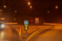 Tromsø - Kreisverkehr im Tunnel