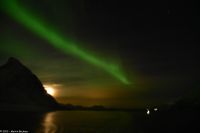 Skjervøy geht immer - Polarlicht mit Mond!