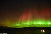 Skjervøy geht immer - seltenes rotes Polarlicht!