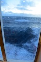 Orkan auf der Barentssee mit 47 m/s - das entspricht Windstärke 12 (bft) - Hurrikan der Kategorie 2 oder 170 km/h Windgeschwindigkeit